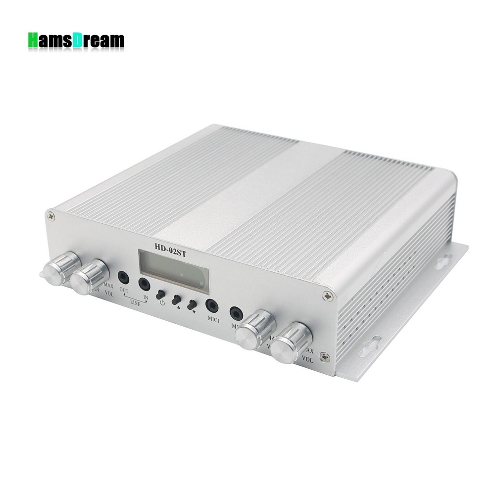 HD-02ST 25W Professional FM Transmitter Stereo PLL Broadcast Radio Station