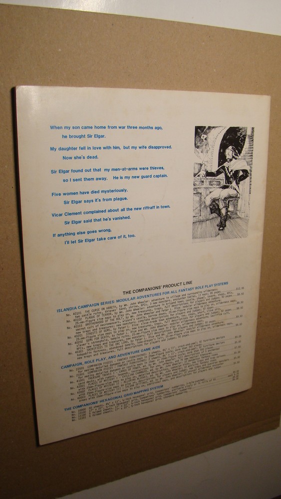 MODULE - PLAGUE OF TERROR *SOLID* *SUPER RARE* DUNGEONS DRAGONS