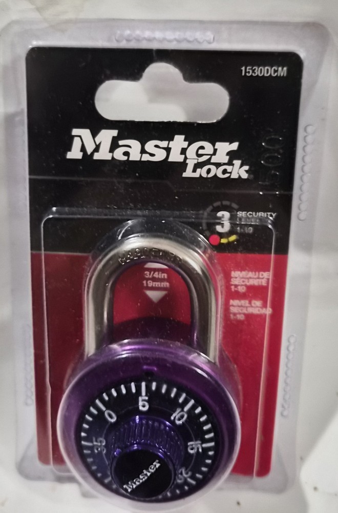 MASTER LOCK ADCM-3/4IN/19MM-COMBINATION PADLOCK