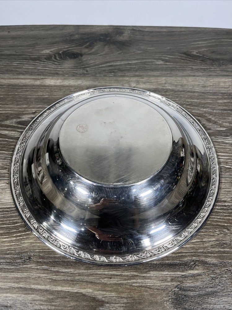 wm rogers silverplate bowl