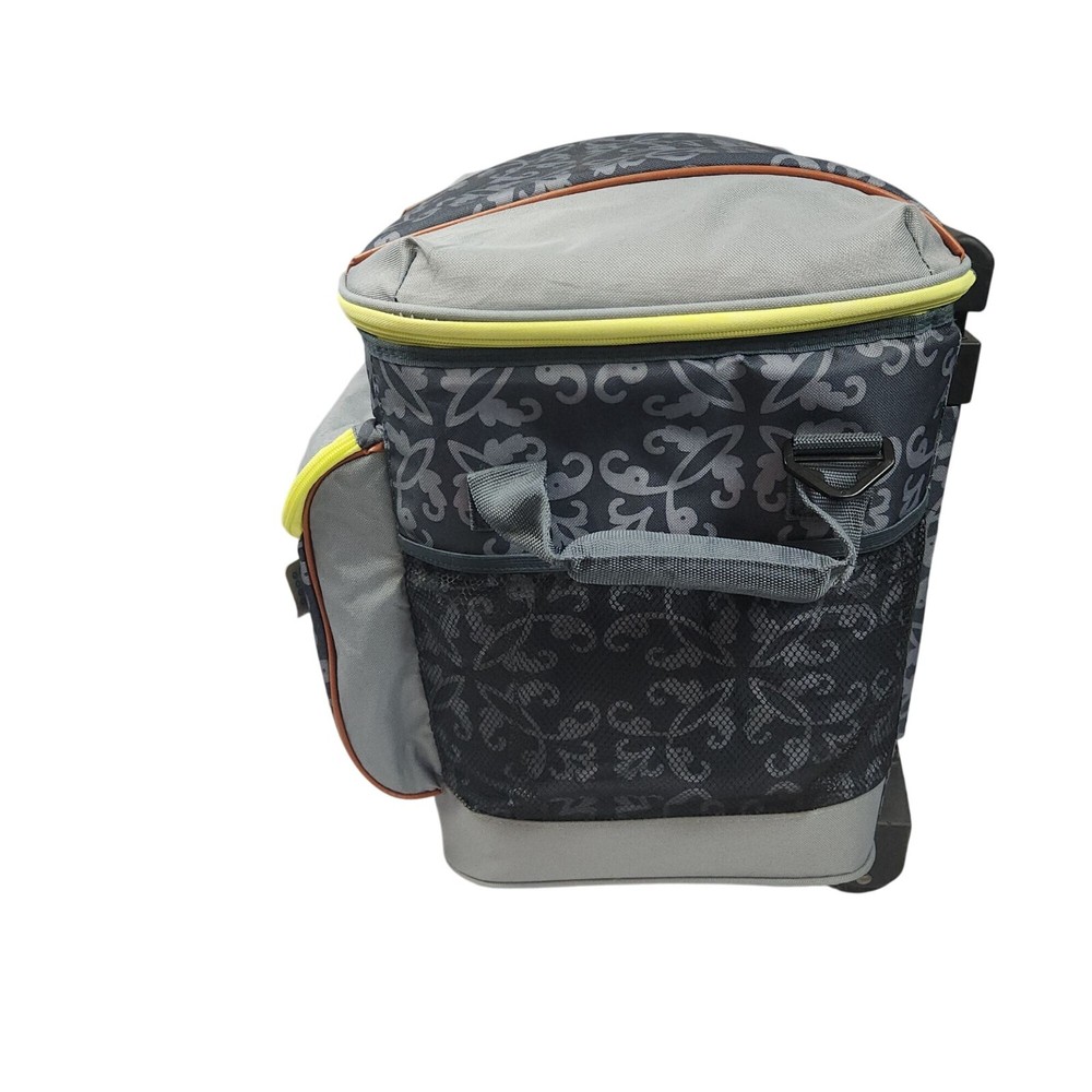 Rolling Insulated Cooler Tote W/ Leak-Proof Lining & Container Set Arctic Zone