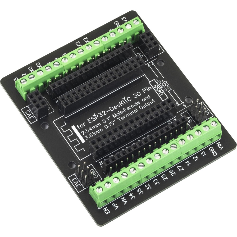 30Pins Fits ESP32 ESPWROOM32 USB Type C Development Board Breakout Terminal