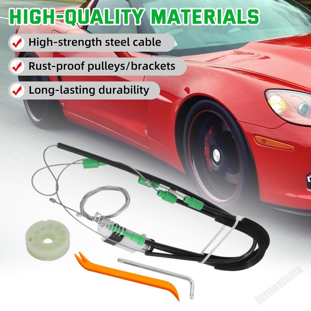 Window Regulator Repair Kit For Corvette C6 2005-2013 Front Right Passenger Side
