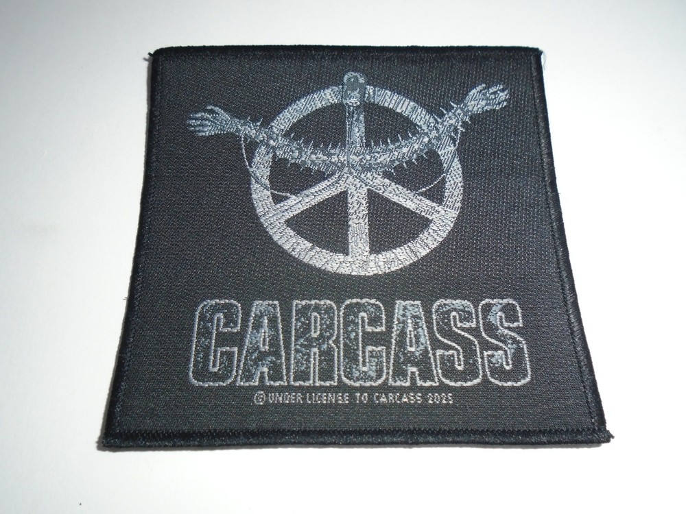 CARCASS HEARTWORK WOVEN PATCH