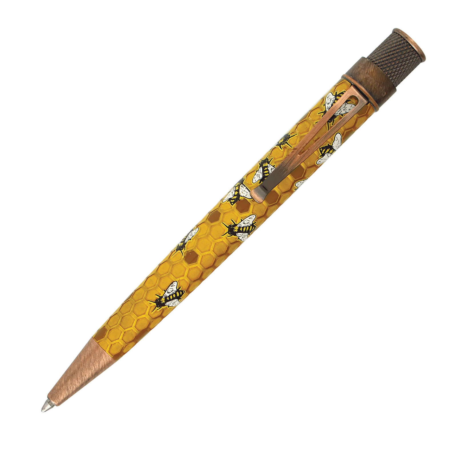 Retro 51 Tornado™ Rescue Ballpoint Pen - "Buzz" Honeybee