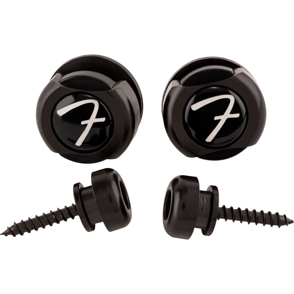 Fender Infinity Guitar Strap Locks and Buttons, Black