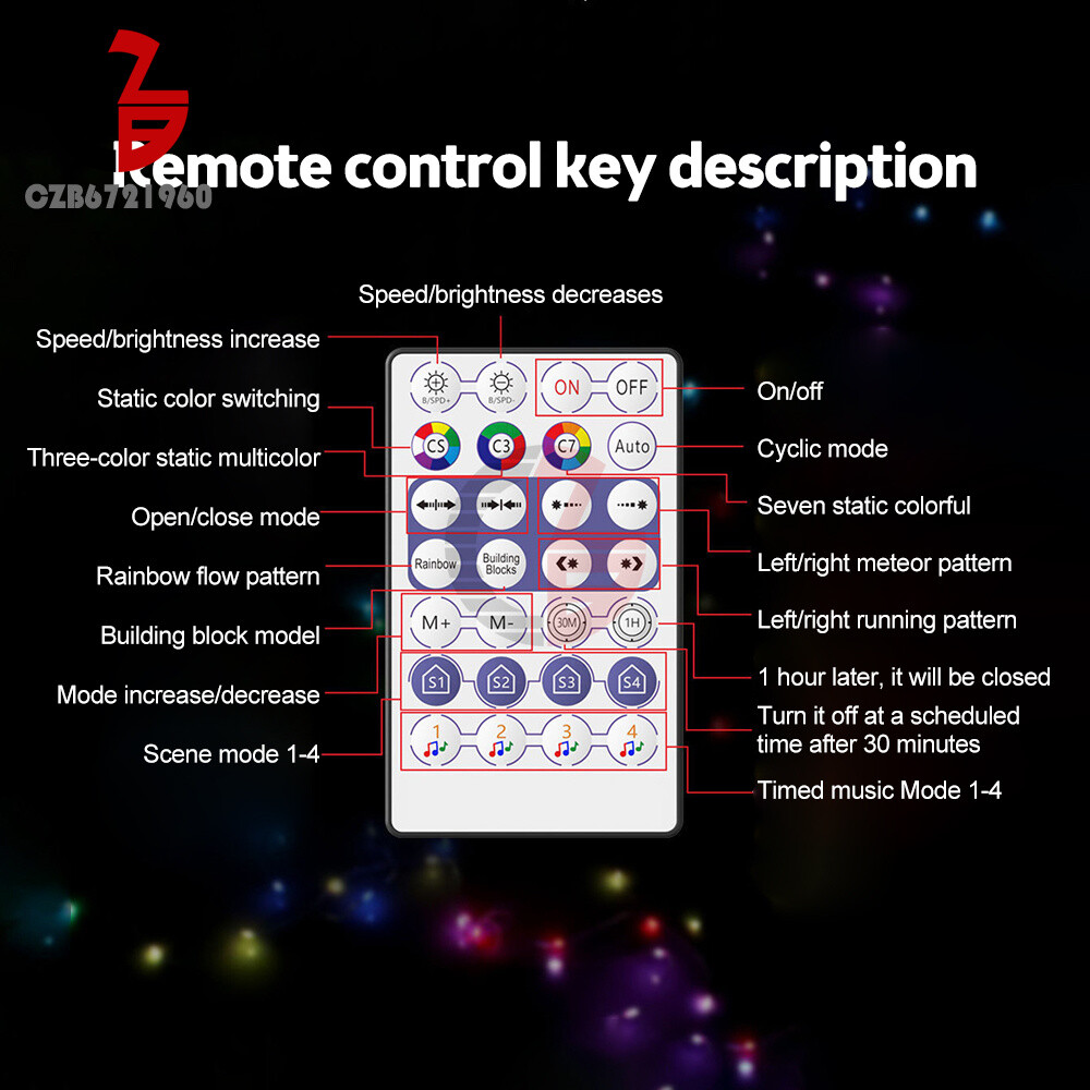 DC5-24V Wireless 28 Keys Bluetooth Music Remote Controller 2811 with USB/DC Port