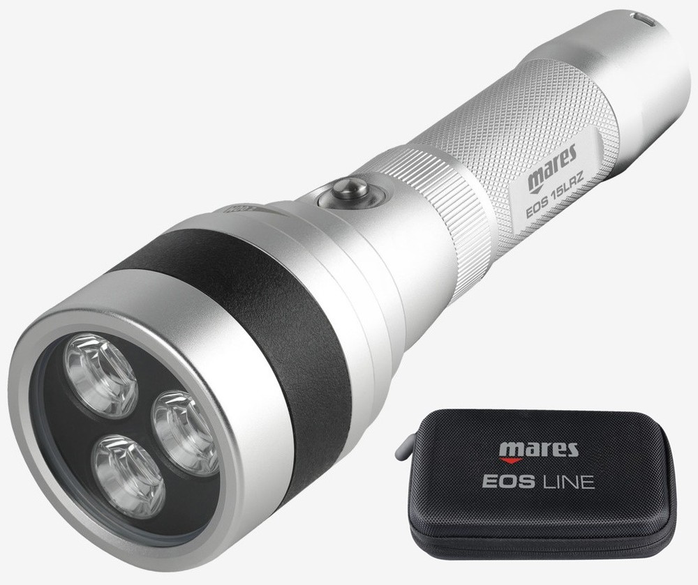 EOS 15LRZ RECHARGEABLE MARES FLASHLIGHT (ADJUSTABLE BEAM)