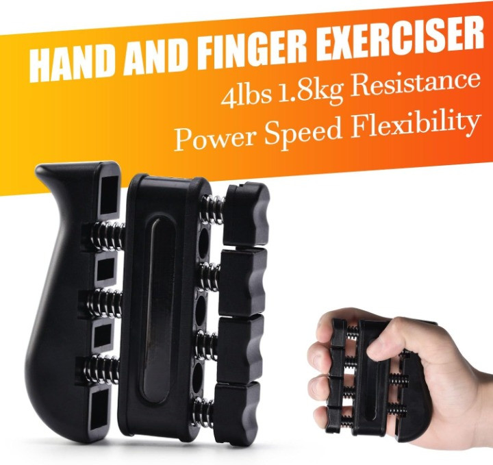 Grip Strength Trainer Kit 7PCS Adjustable Hand Gripper Finger Exerciser Set