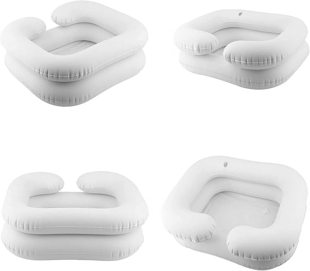 Inflatable Shampoo Basin for Bedside - Ideal for Bedridden & Mobility-Limited