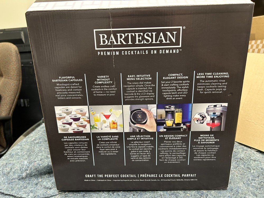 Bartesian Duet Premium Cocktail Machine, 2-Bottle, 55310G