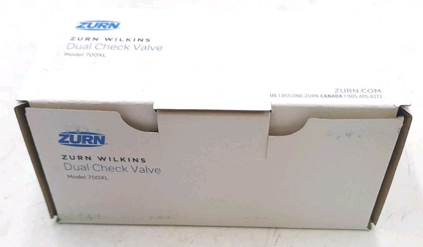 Zurn Wilkins 1UFMX34UF-700XL Dual Check Valve Outlet 3/4" FNPT / Inlet 1" FMTC