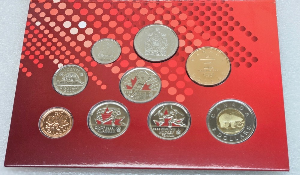 2010 Canada Olympic Special Edition Uncirculated Proof Like Set (16 Serration)