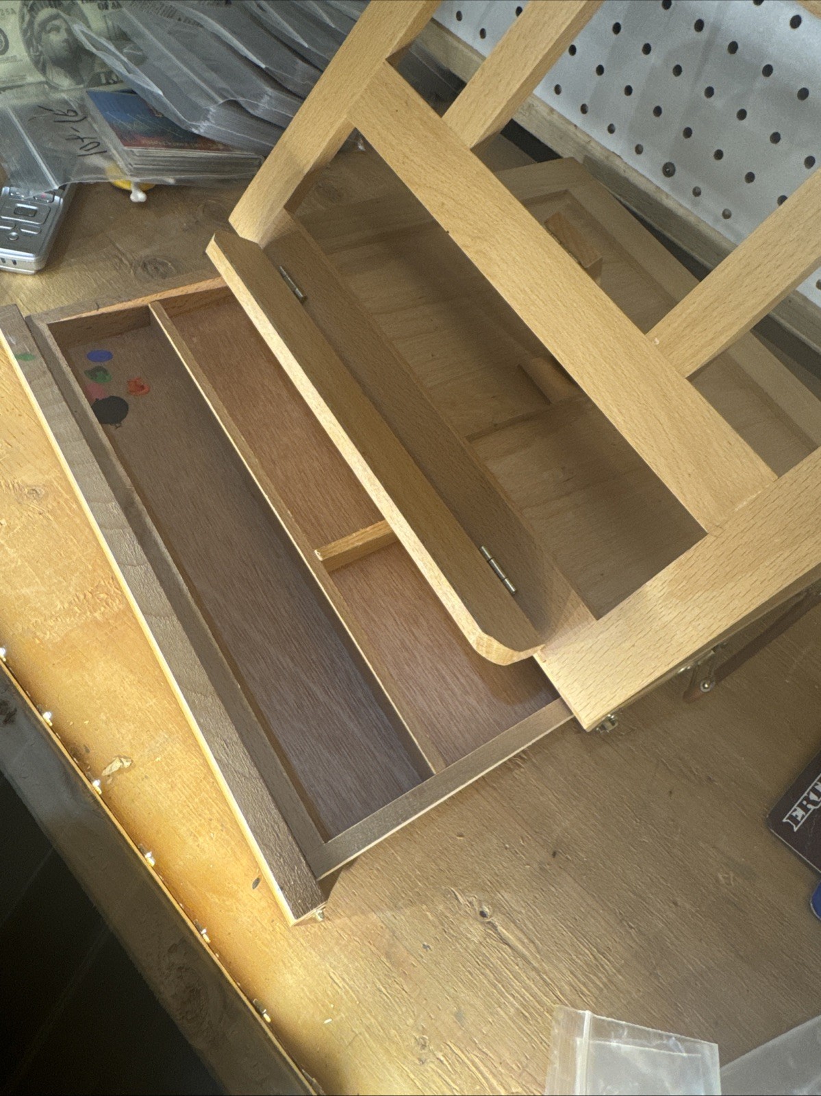 Artist Wood Desk Table Easel, With Storage Drawer