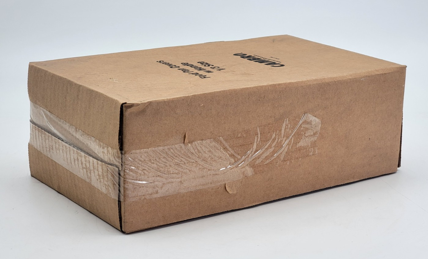 (6 Pack) Cambro CA30CWCH135 Food Pan Lid 1/3 Third Size Clear with Handle