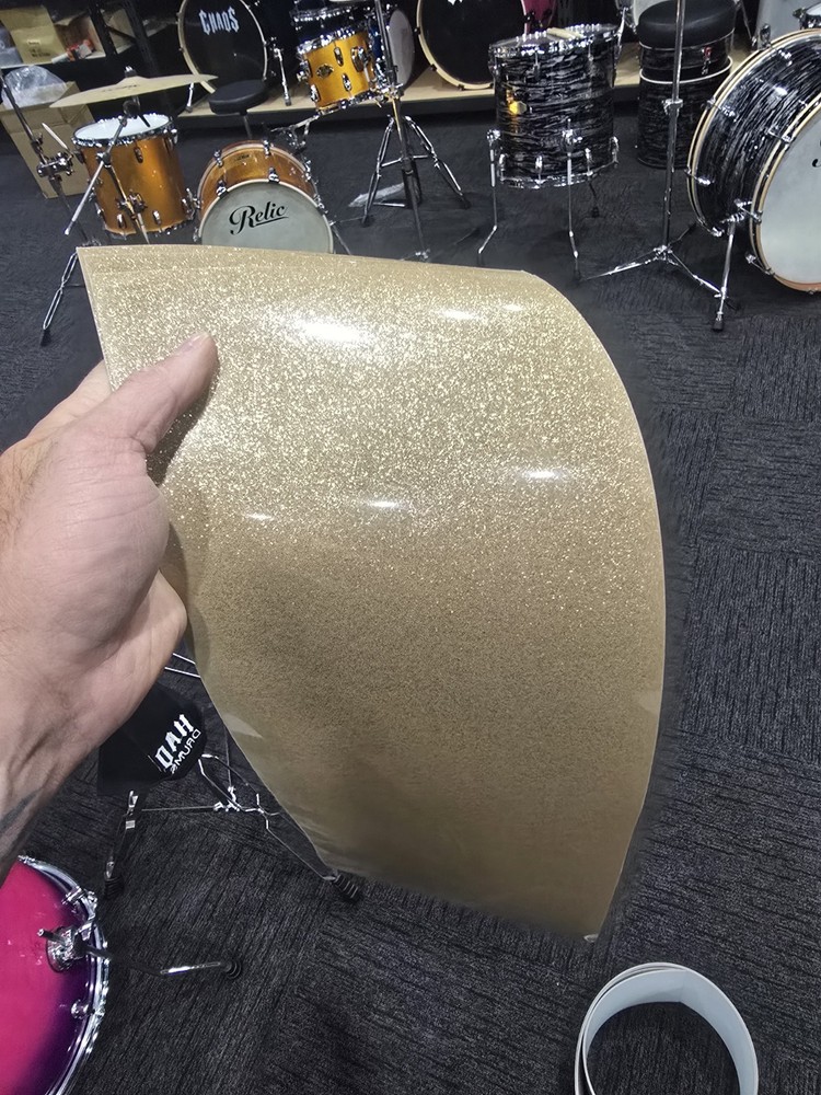 DFP Drum Wrap - Champagne Sparkle  ***CLEARANCE***