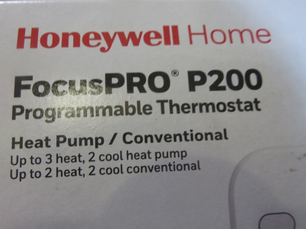 Honeywell Focus Pro 200 Programmable Therostat Model# Features & Benefits: Supp