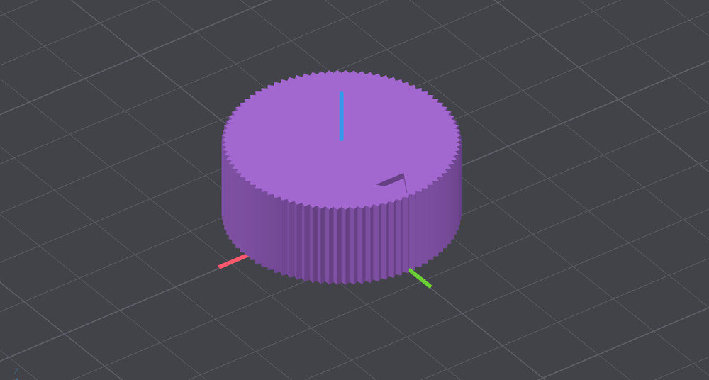 Replacement Knob Bernina Record 830 Electronic Part 3D Printed