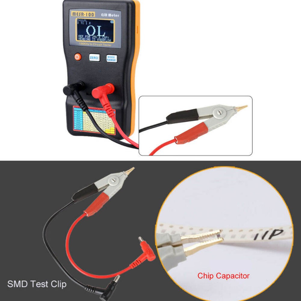 MESR-100 ESR Capacitance Ohm Meter Professional Measuring Internal Resistance