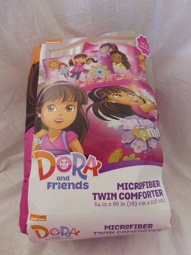 Nickelodeon Dora and Friends Twin Microfiber Comforter NIP