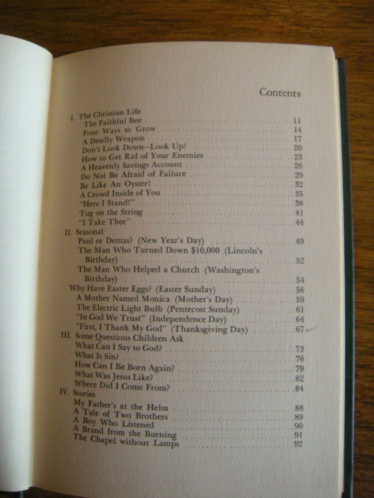 Devotional Talks for Children by Michael Daves 1961