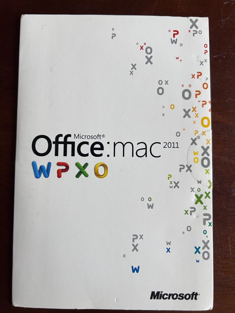 Microsoft Office Mac 2011 WPXO • Sealed, Unused