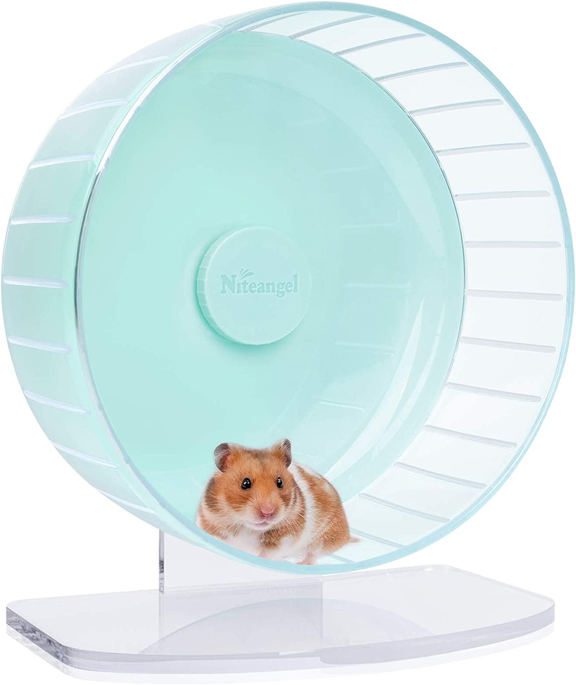 Super-Silent Hamster Exercise Wheels: - Quiet Spinner Hamster Running Wheels wit