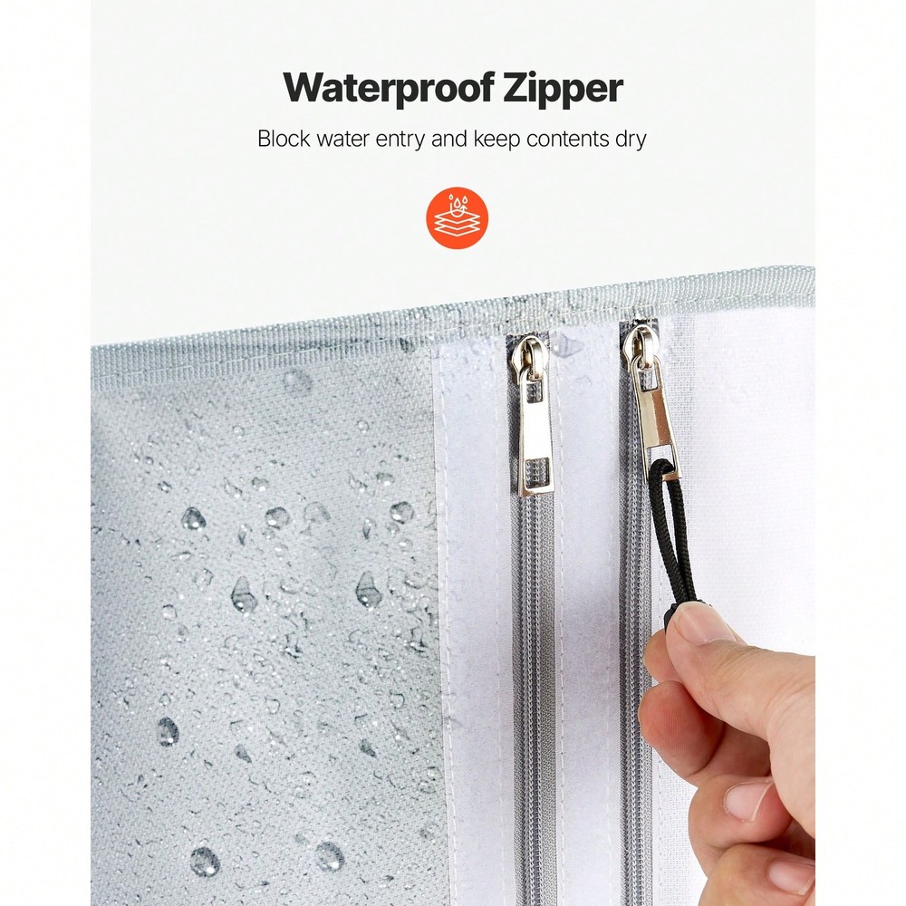 Fireproof Document Box,1832 ℉ Heat Insulated Fireproof &Waterproof Box With Lock
