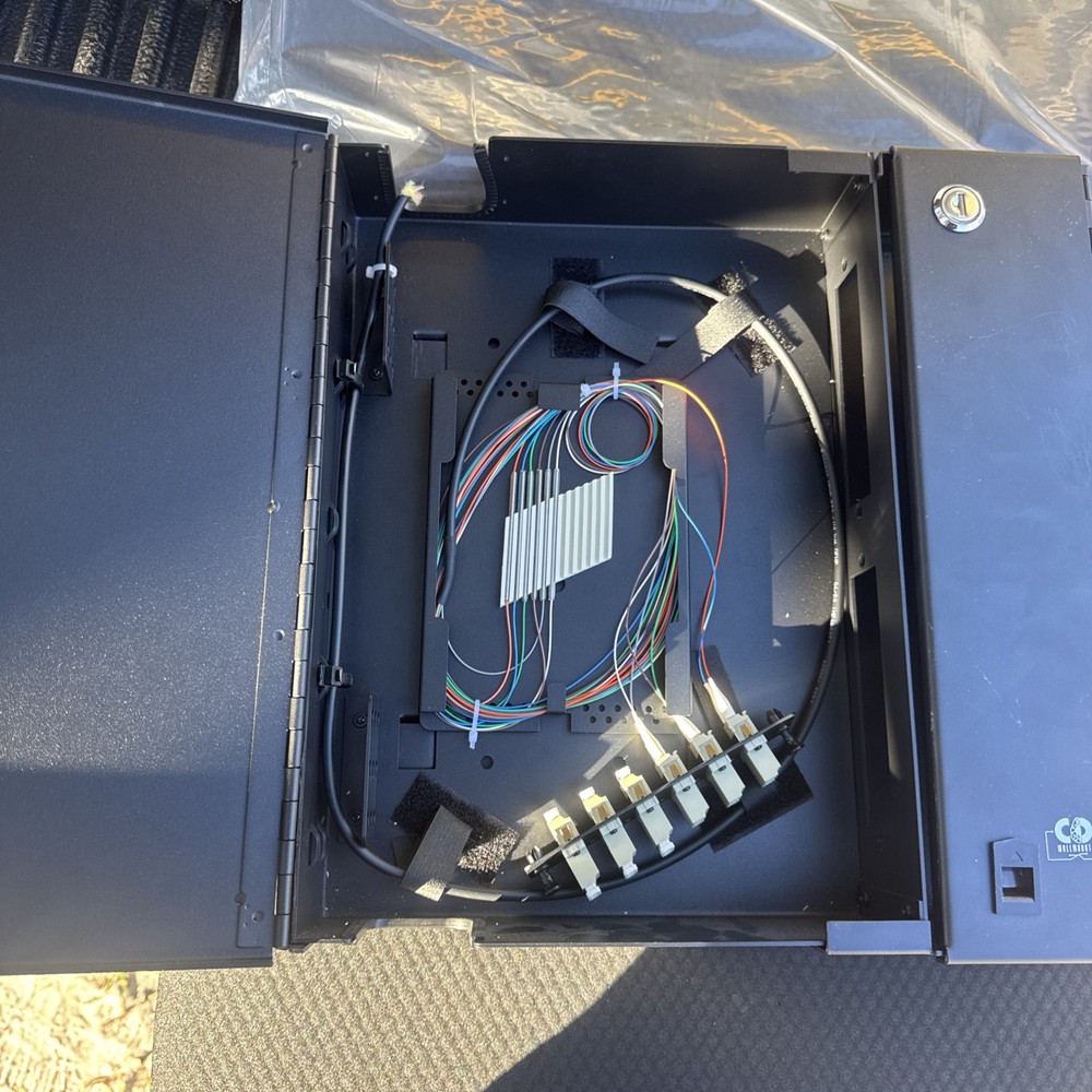 2 Panel Wall Mount Fiber Optic Termination Box Enclosure LYNN