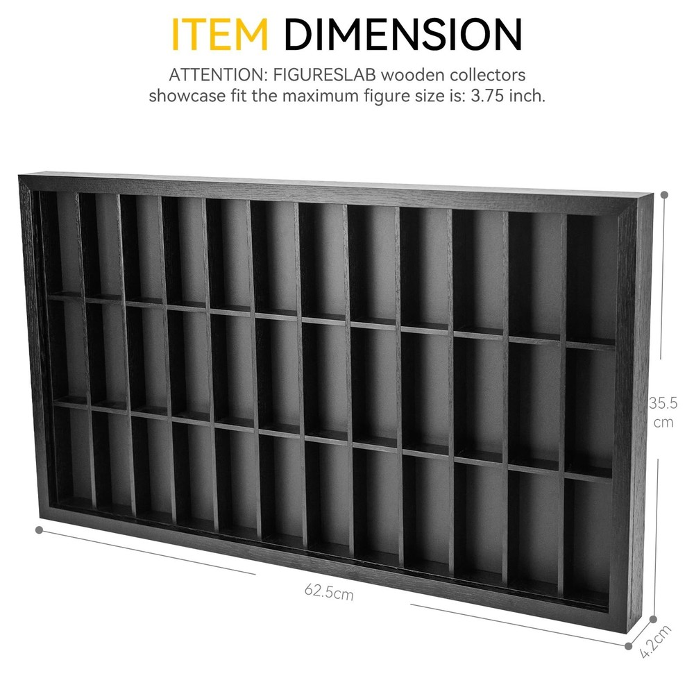 3.75 inch Figure Collectors Showcase, Display Frame Case for Action Figures, ...
