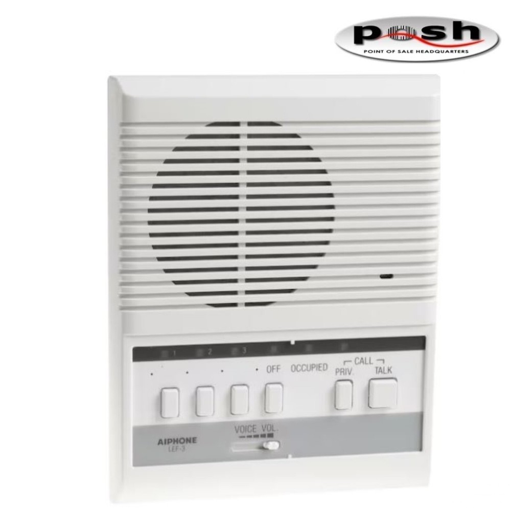 NEW - Aiphone LEF-3 Call Master Surface Mount Station – Open Voice Intercom Syst