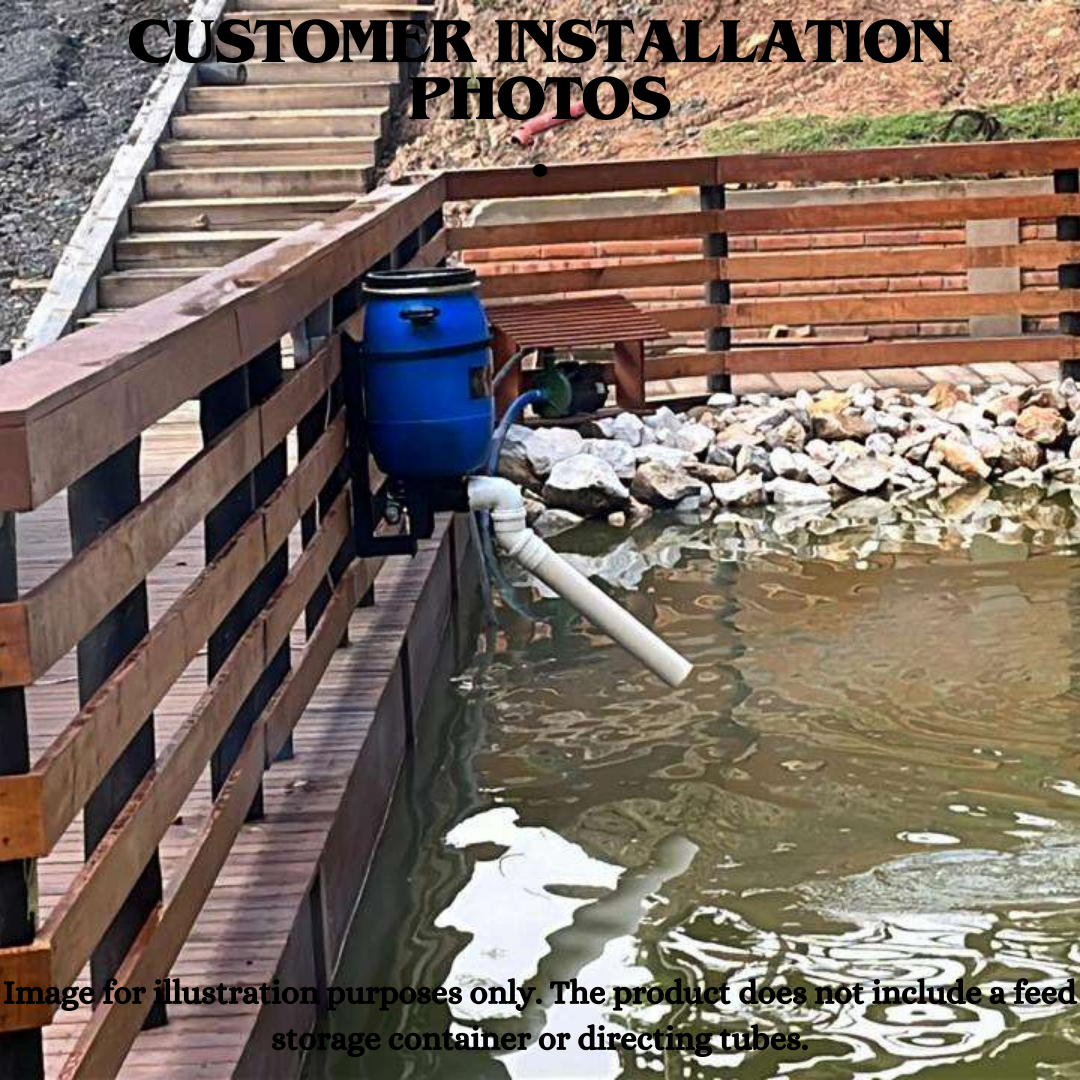 Automatic Feeder for Different Types of Fish, Shrimp Food Dispenser with Timer