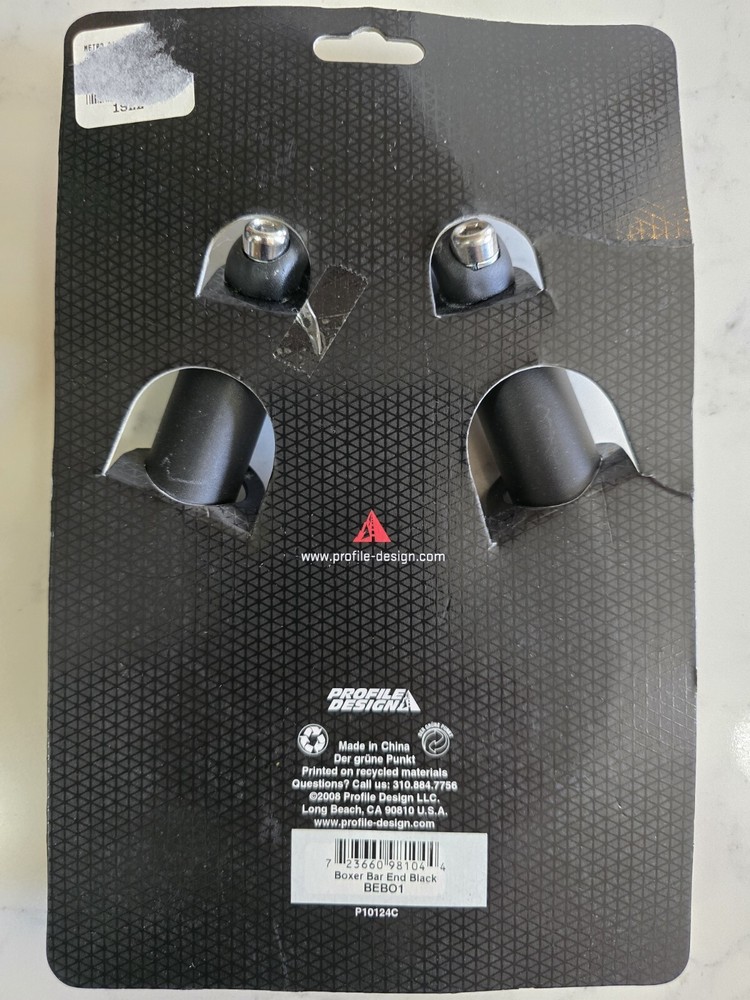 Profile Design Boxer Bar Ends Black