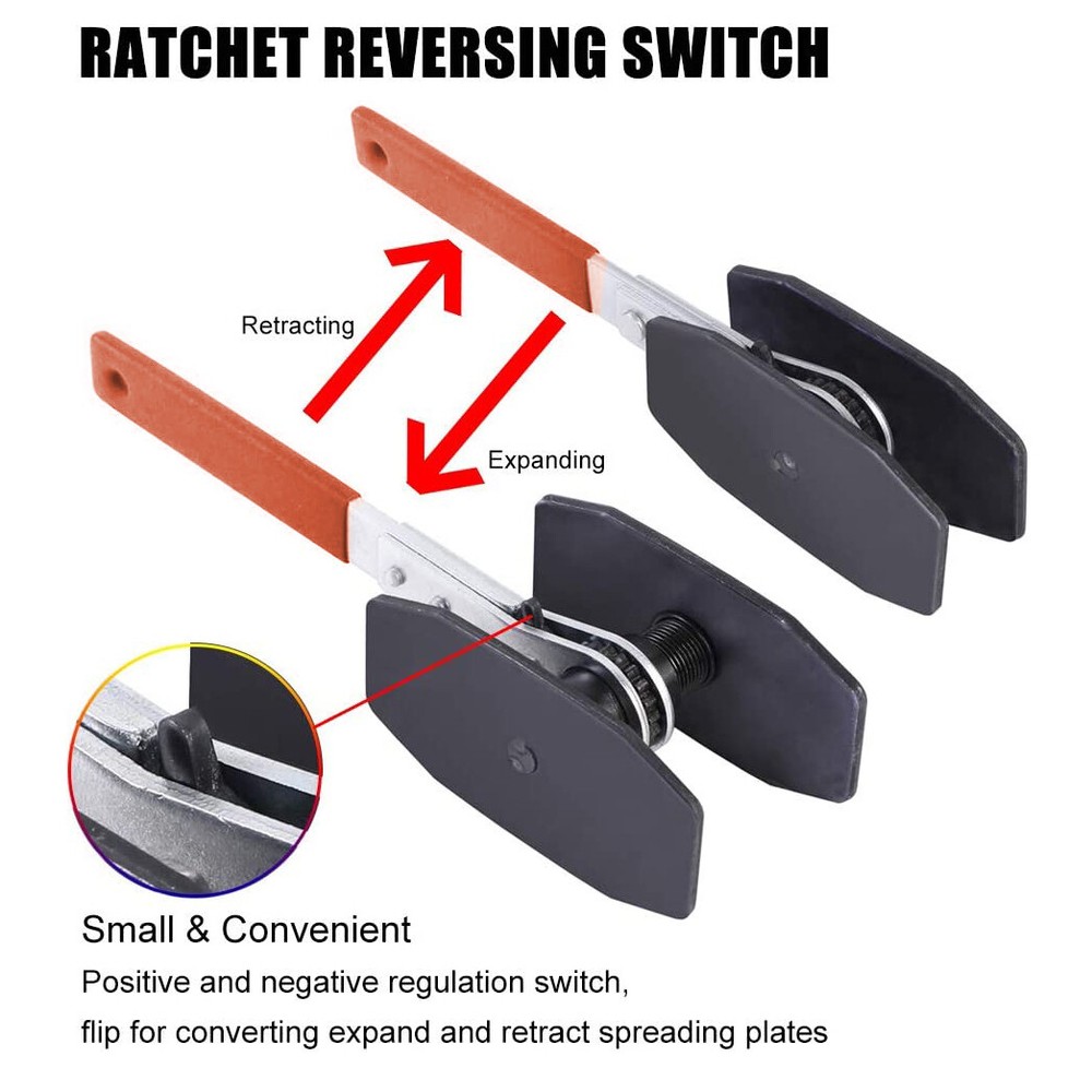 Piston Spreader Pad 360° Swing Wrench Expander Brake Caliper Compression Tool