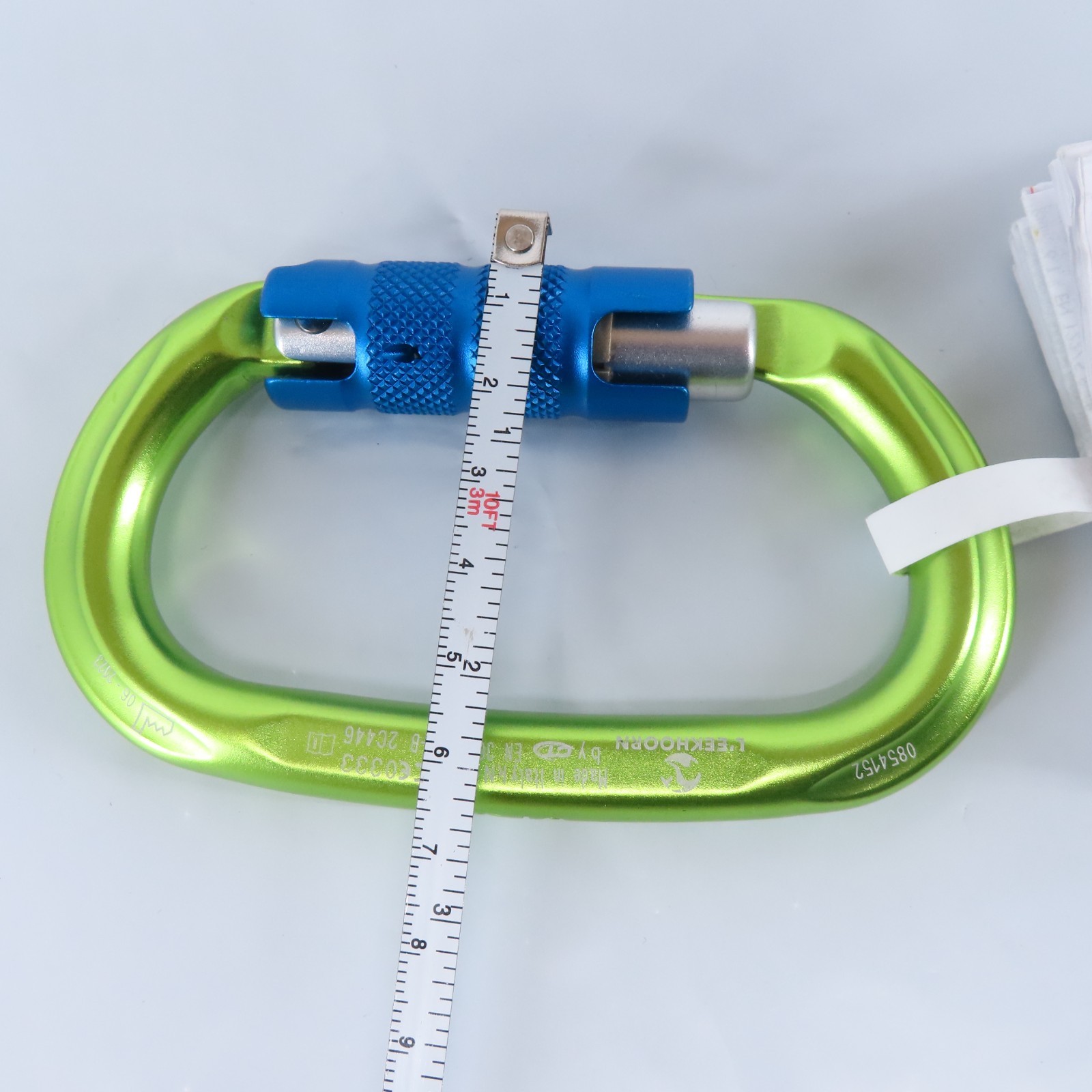 #2C446 OVAL ALUMINUM CARABINER TRIPLE ACTION LOCK L'EEKHOORN by CLIMBING TECHNOL