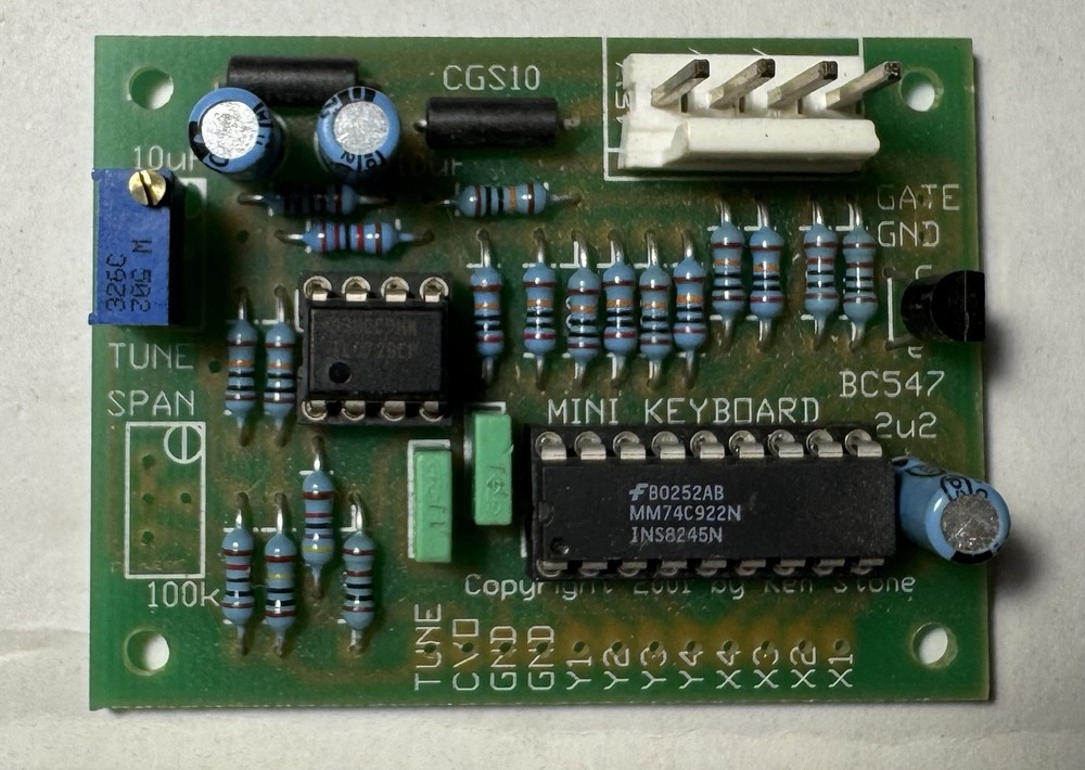CGS10 Ken Stone Mini Keyboard Cat Girl Synth Modular Synth Module PCB DIY