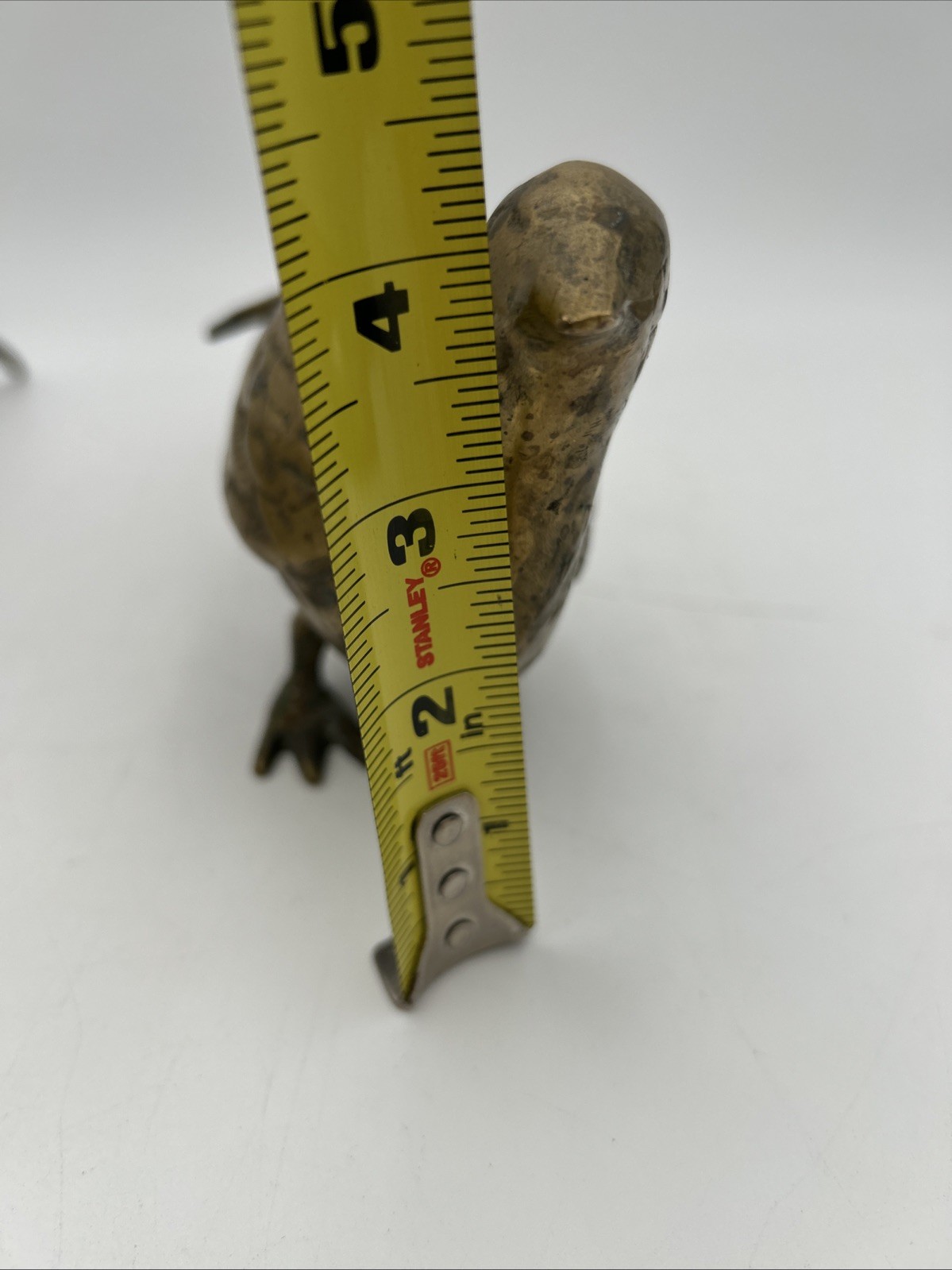 Vintage Pair of SOLID BRASS Pheasant Birds MCM Bird Decor Figurine Old