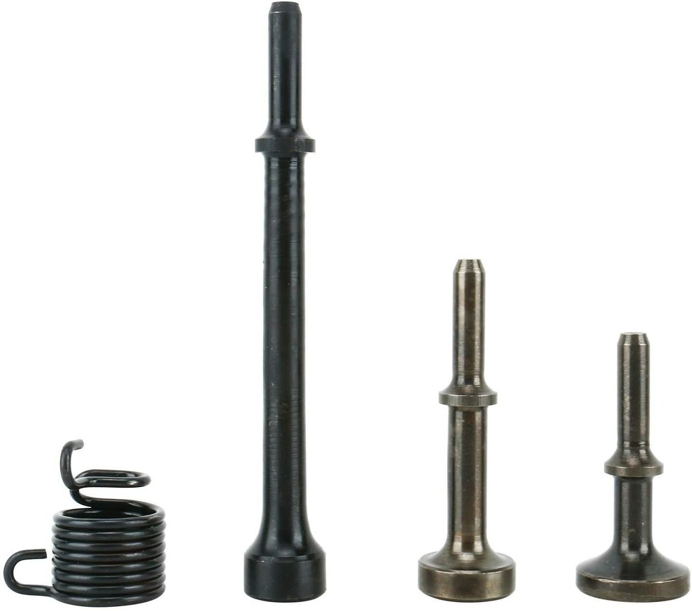 4 Pcs Smoothing Pneumatic Air Hammer Bits Air Chisel Bits Tool Set with Spring