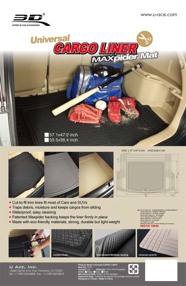 3D MAXpider 2175M-02 Universal Cargo Liner