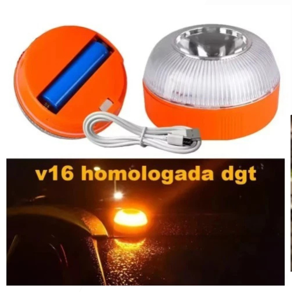 Car Emergency Beacon Light V16 Magnetic Induction Strobe Flashing
