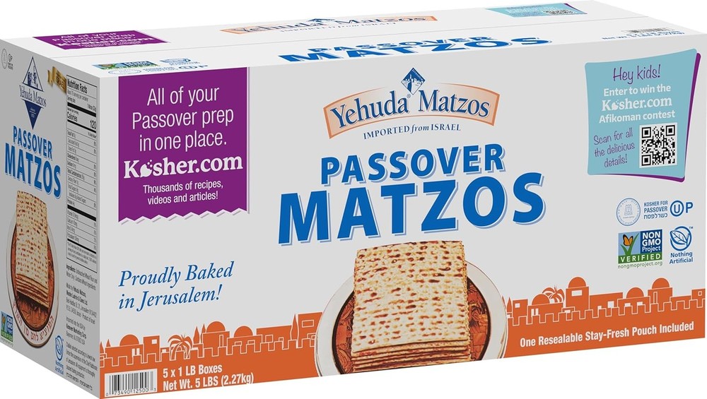 Passover Matzos Resealable Stay-Fresh Pouch