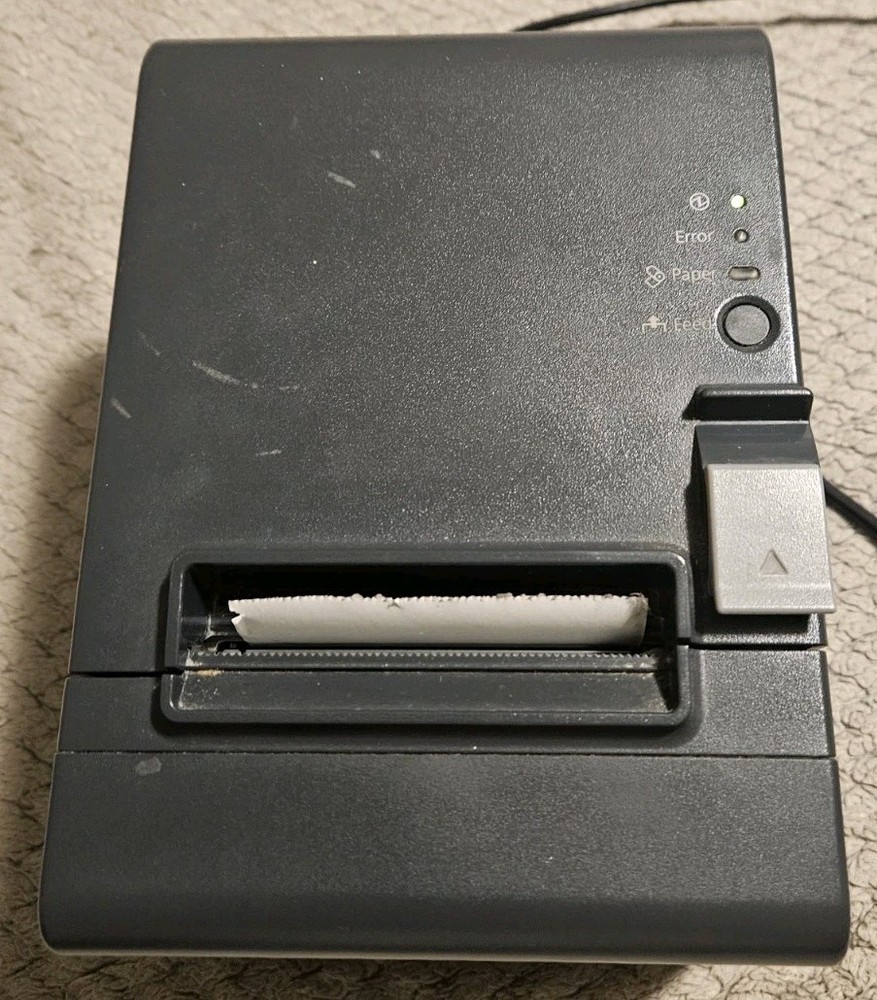 Epson TM-T201 POS Thermal Receipt Printer Tested Working