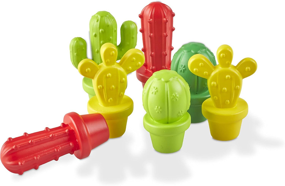 Cactus Counting Desert Math Activity Set, Ten Frame Math Manipulatives, Color Co