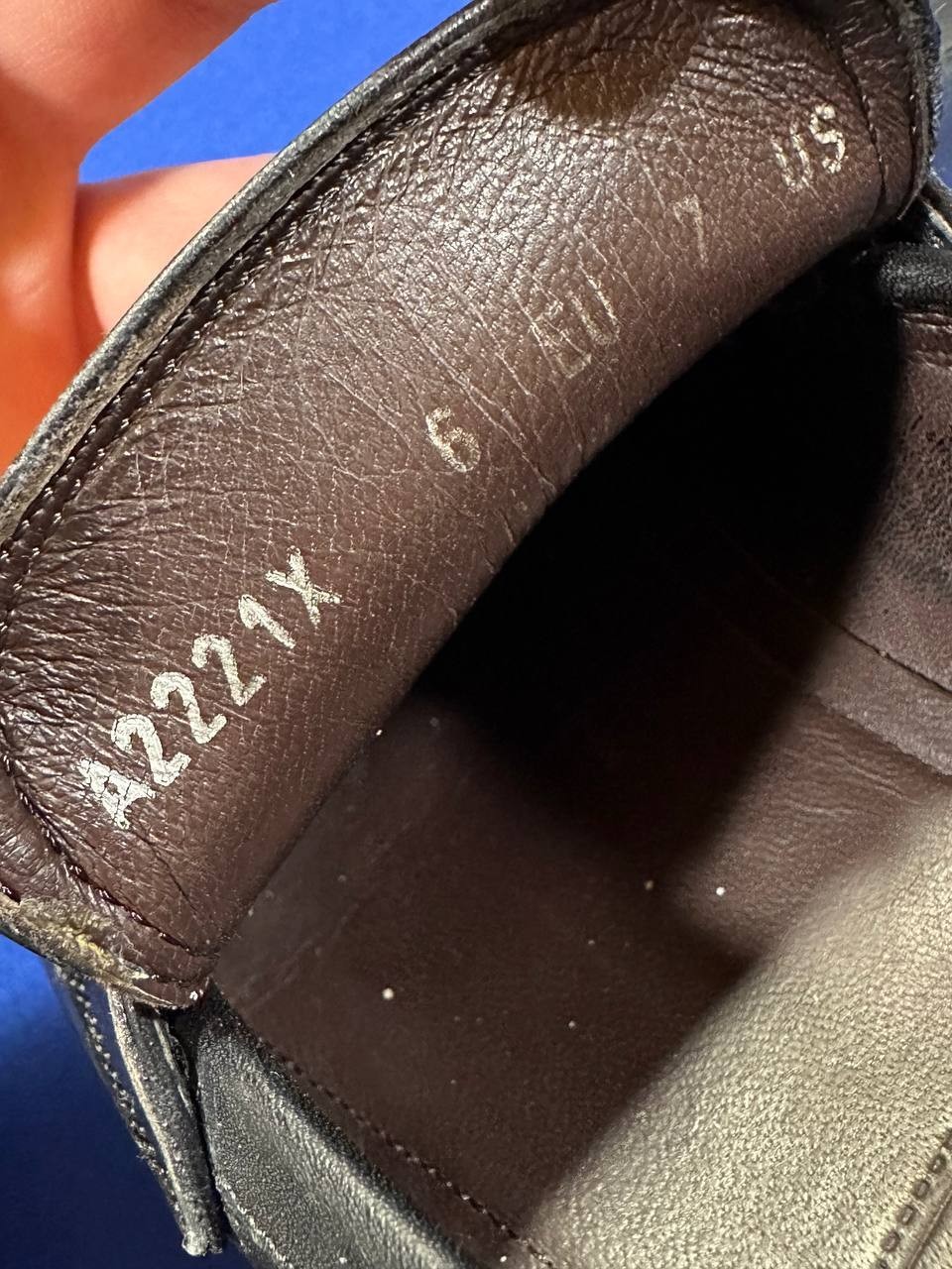 Ermenegildo Zegna men’s black leather penny loafers dress shoes SZ EU 6, US 7