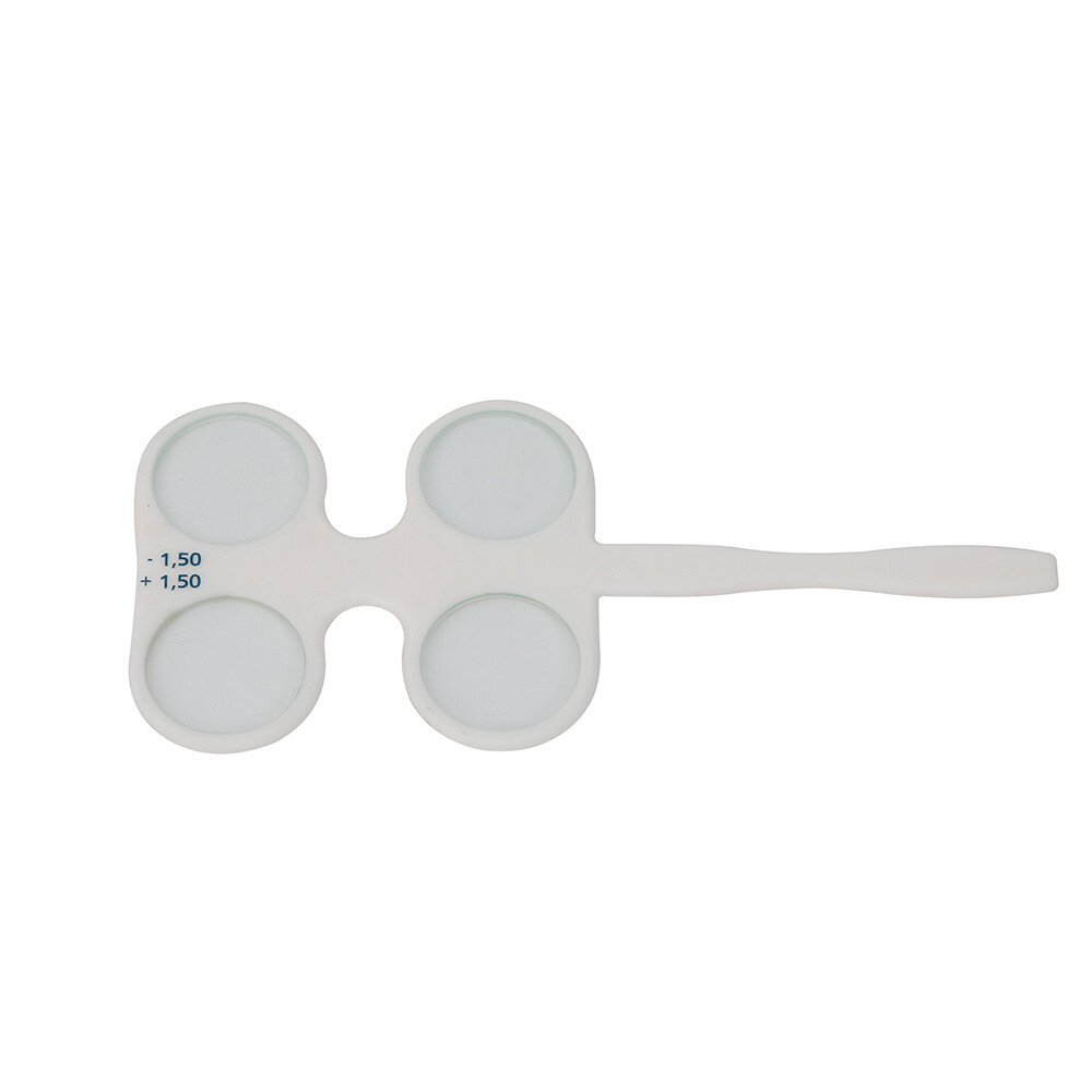White Optical Flipper Optometry Plastic Flip for Lens Confirmation Test Tools