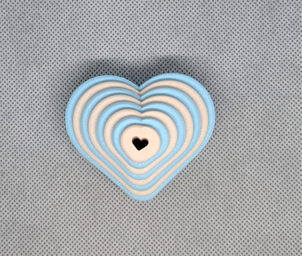 Heart Clay Cutter Shape Set ~ Polymer Crafting Tool ~ Stackable Outline