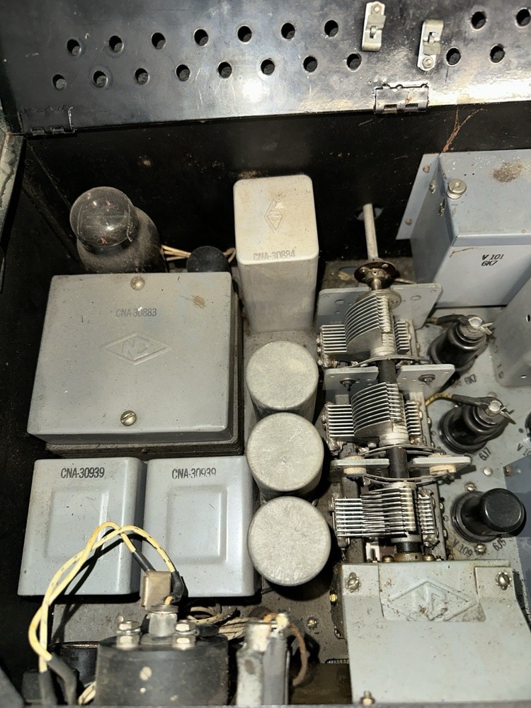 Vintage national high frequency receiver nc-120