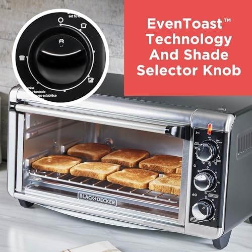 8 Slice Convection Toaster Oven Bake Broil Keep Warm