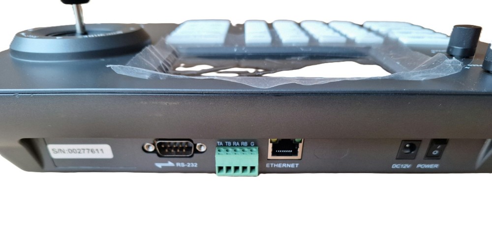 PTZ Camera Controller POE Network 4D Joystick Decoding Keyboard w/5" LCD Screen