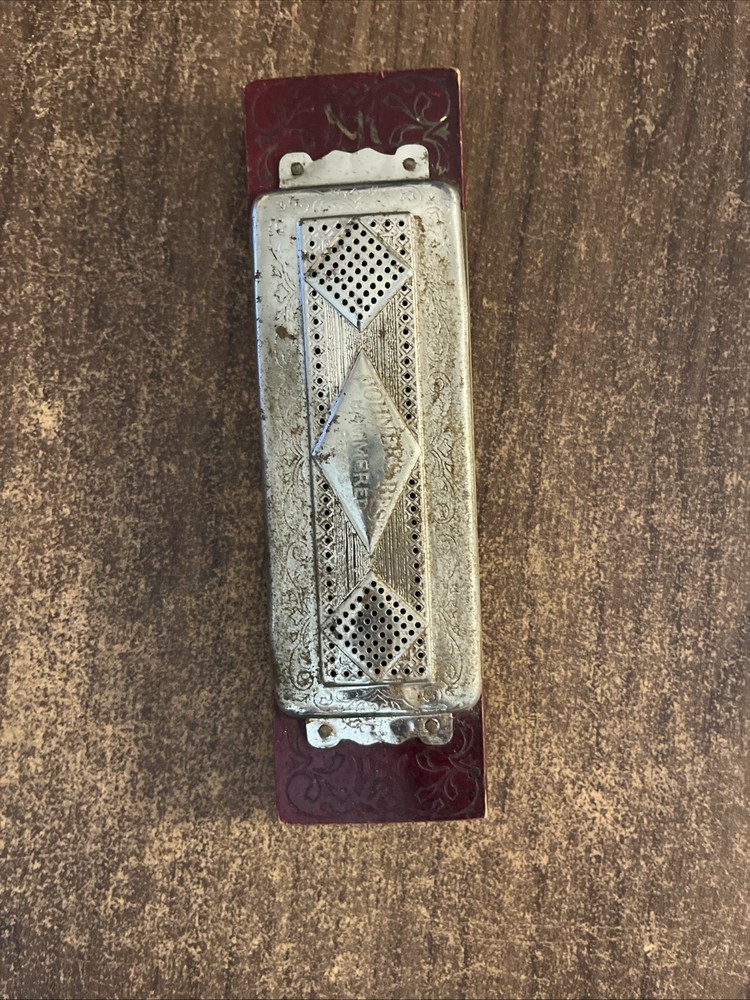 Vintage 7” hohner harmonica hammered reeds